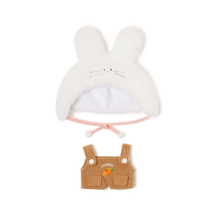 Plush Doll Costume - Fluffy Bunny & Overalls by Kakao Friends - Available at allkpopmag. Price: $17.52.
