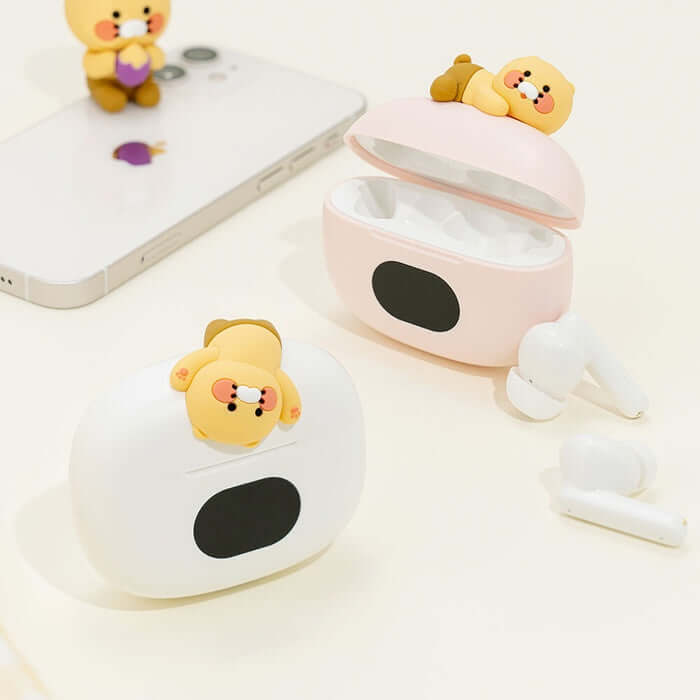 Kakao Friends TWS Chunsik Bluetooth Wireless Earbuds by Kakao Friends Tech Products - Available at allkpopmag. Price: $35.16.