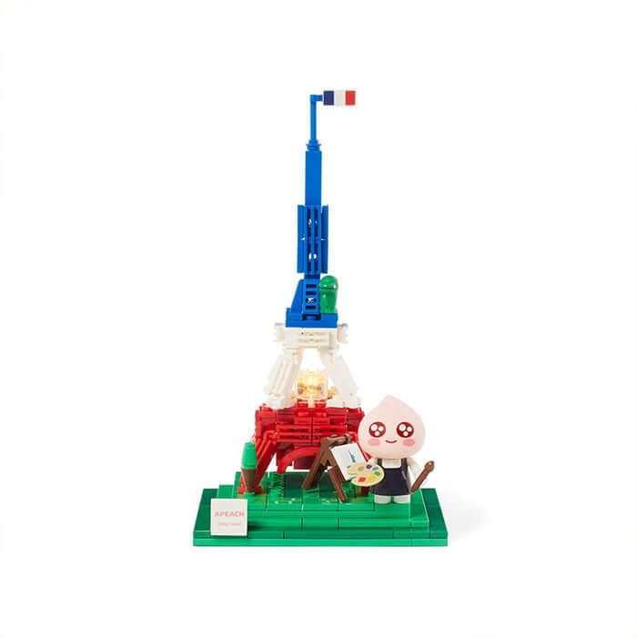 Brick Figure Eiffel Tower - Apich by Kakao Friends - Available at allkpopmag. Price: $37.62.