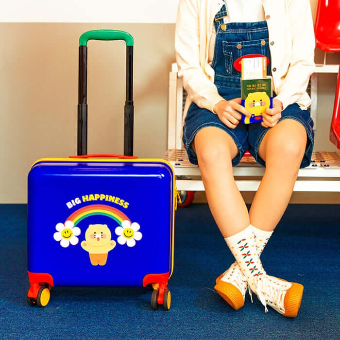Wiggle Wiggle X Kakao Friends 16-Inch Carry-On - Chunsik by Kakao Friends - Available at allkpopmag. Price: $144.62.