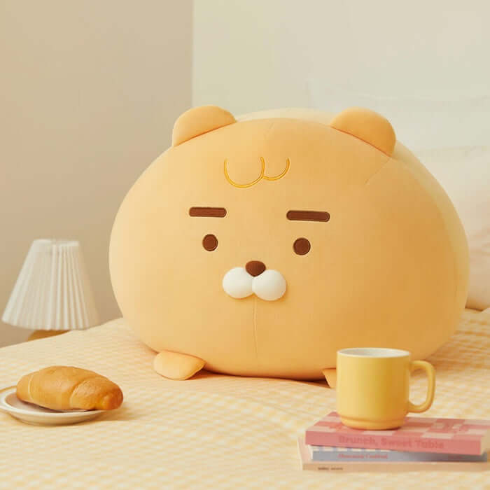 Soft Sticky Rice Cake Cushion - Little Lion by Kakao Friends - Available at allkpopmag. Price: $61.14.