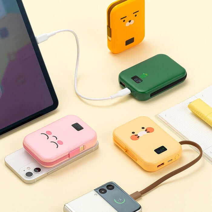 Kakao Friends Cable-Type MagSafe Power Bank 10,000mAh by Kakao Friends Tech Products - Available at allkpopmag. Price: $57.61.