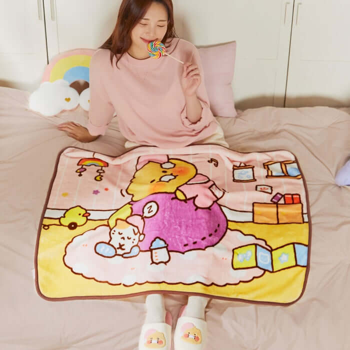 Honey Sleep Basic Blanket - Baby Chunsik by Kakao Friends - Available at allkpopmag. Price: $25.87.