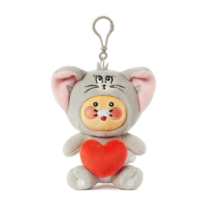 Tom and Jerry x Kakao Friends Keyring Plush Toy - Chunshik by Kakao Friends - Available at allkpopmag. Price: $24.69.