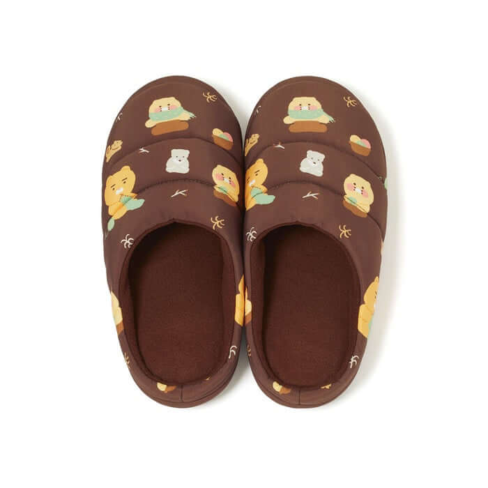 Cabin in the Forest Padded Slippers - La & Chun by Kakao Friends - Available at allkpopmag. Price: $36.45.