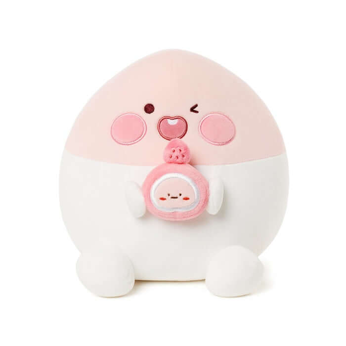 Ddoon Ddoon Plush Pillow - Little Peach by Kakao Friends - Available at allkpopmag. Price: $24.69.