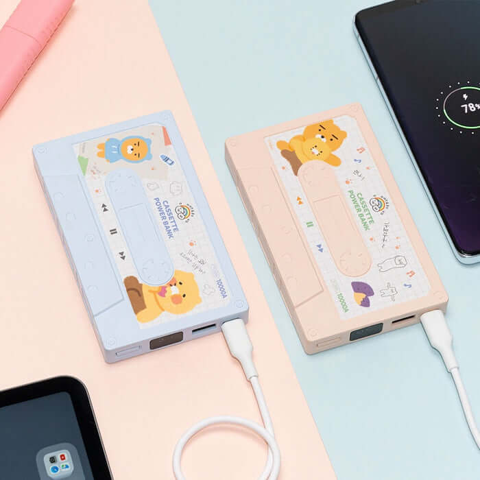 Kakao Friends Cassette Style Power Bank 10000mAh by Kakao Friends Tech Products - Available at allkpopmag. Price: $35.16.