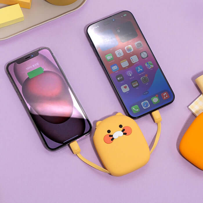 Kakao Friends All-in-One Cable Power Bank 5,000mAh (Apple Watch Compatible) by Kakao Friends Tech Products - Available at allkpopmag. Price: $41.03.