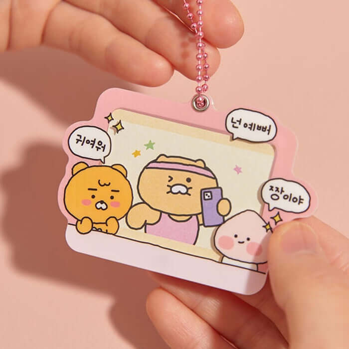 Photo Keyring: You’re Beautiful - Start Your New Life Today! by Kakao Friends - Available at allkpopmag. Price: $14.11.