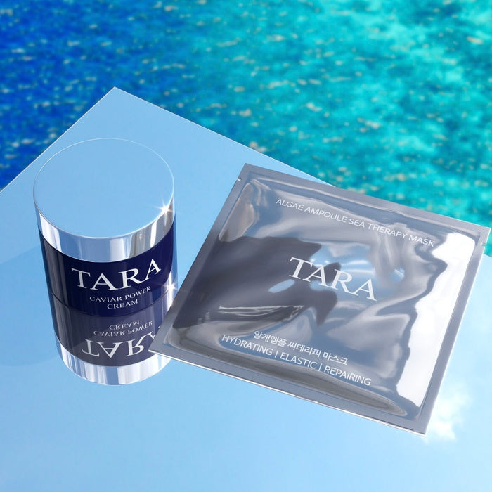 [TARA] Caviar Power Cream + Algae Ampoule Sea Therapy Mask (5 pcs) by Tara - Available at allkpopmag. Price: $222.22.