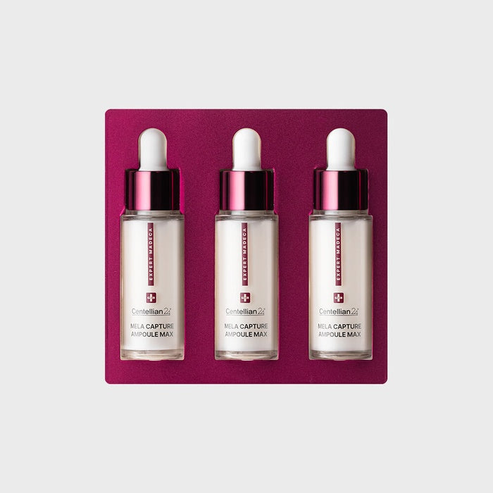 Centellian24 Expert Madeca Melacapture Ampoule Max Season 4 15ml x 3 - Melanin Care, Wrinkle, Elasticity, Radiance by Centellian24 - Available at allkpopmag. Price: $88.18.