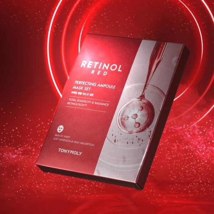 Red Retinol Perfecting Ampoule Mask Set by Tony Moly - Available at allkpopmag. Price: $16.46.