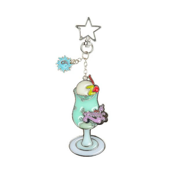 ZUTOMAYO - LOVEPEGA Cream Soda Stained Glass Key Holder (Light Green) by ZUTOMAYO - Available at allkpopmag. Price: $16.46.