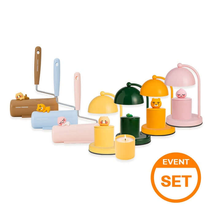[Housewarming Gift] Kakao Friends Candle Warmer Set + Roller Cleaner by Kakao Friends Tech Products - Available at allkpopmag. Price: $85.71.