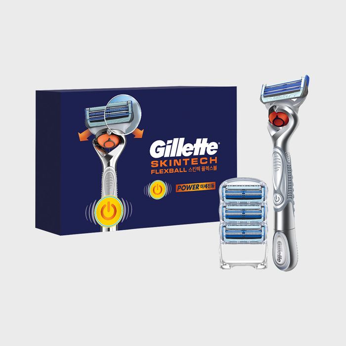 Gillette SkinTech Power Razor Handle + 4 Blades by Gillette Razor - Available at allkpopmag. Price: $51.62.