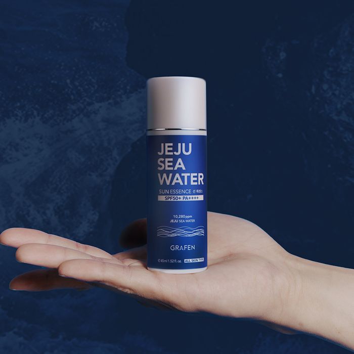 [2-Pack] Jeju Sea Water Sun Essence SPF 50+ PA+++ by Grapen - Available at allkpopmag. Price: $23.52.