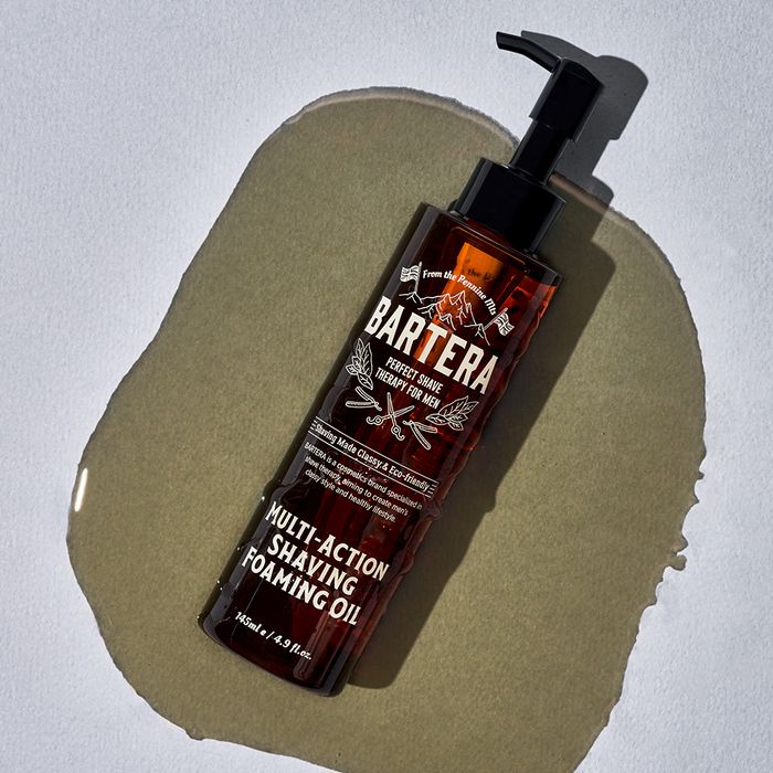 Multi-Action Shaving Foam Oil by Bartera - Available at allkpopmag. Price: $28.43.