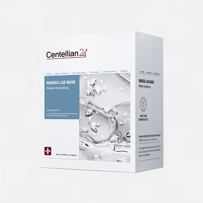 Madeca Lab Water Hydrating Mask 24ml (Box of 20 Sheets) by Centellian24 - Available at allkpopmag. Price: $42.21.