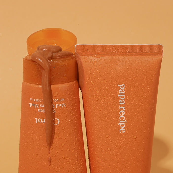 Carrot Solution Mud Cream Mask 100ml by Papa Recipe - Available at allkpopmag. Price: $14.11.