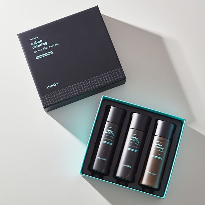 Urban Calming For Men Skincare Set by Hanskin - Available at allkpopmag. Price: $44.09.