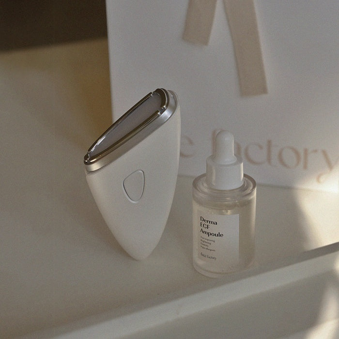 LED Elasticity Care Cell Liner + Derma EGF Ampoule Set by Face Factory - Available at allkpopmag. Price: $77.48.