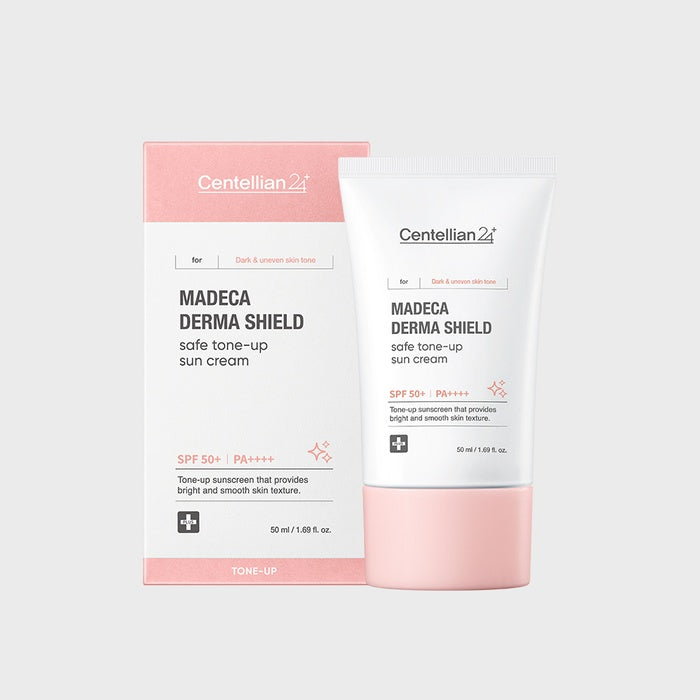Centellian24 Madeca Derma Shield Safe Tone-Up Sunscreen 50ml (SPF50+) by Centellian24 - Available at allkpopmag. Price: $27.04.