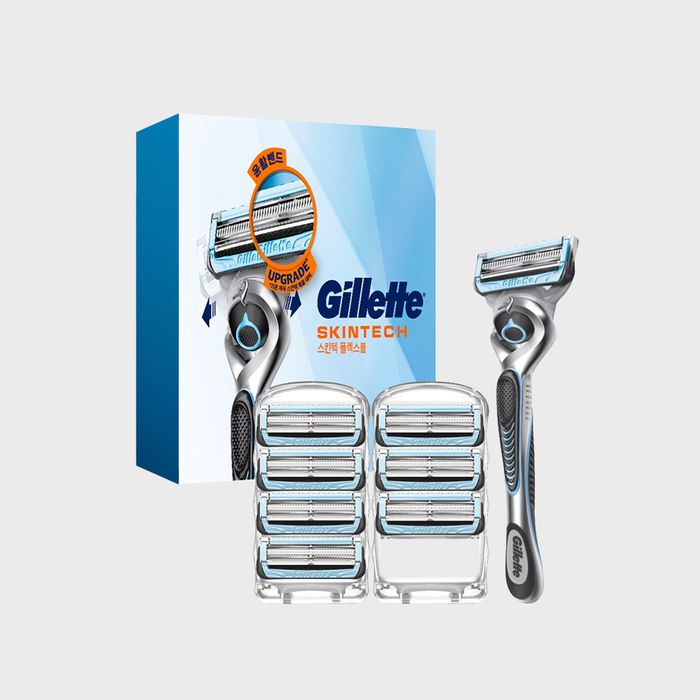 Gillette 2024 SkinTech Manual Razor Handle + 8 Blades by Gillette Razor - Available at allkpopmag. Price: $85.71.