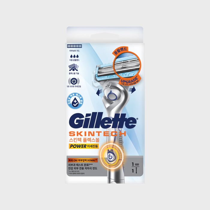 Gillette 2024 SkinTech Power Razor Handle + 1 Blade by Gillette Razor - Available at allkpopmag. Price: $30.81.