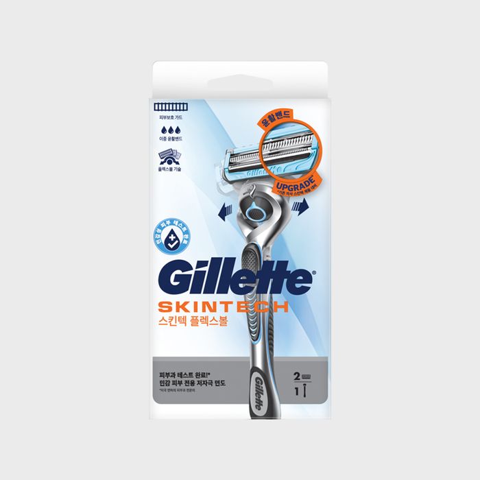 Gillette 2024 SkinTech Manual Razor Handle + 2 Blades by Gillette Razor - Available at allkpopmag. Price: $26.34.
