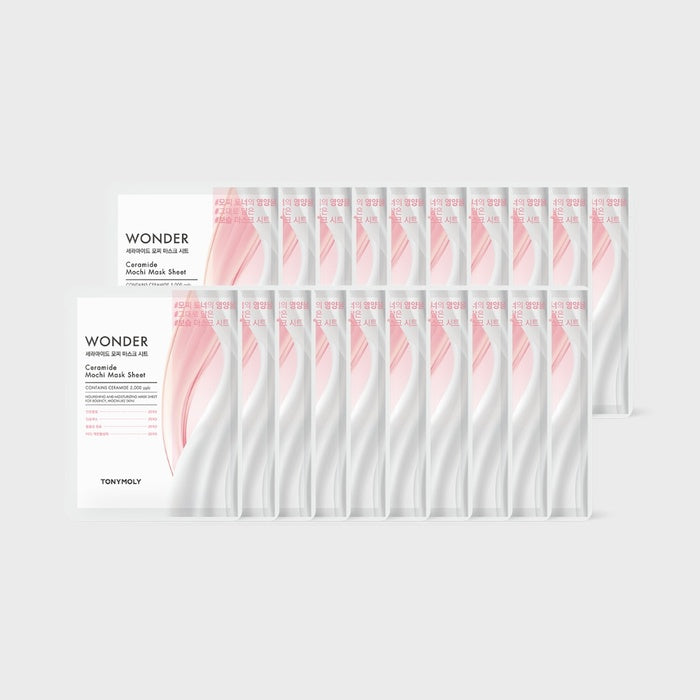 Wonder Ceramide Mochi Mask Sheet 10+10 by Tony Moly - Available at allkpopmag. Price: $17.64.