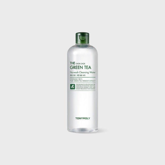 Moisturizing Green Tea No-Wash Cleansing Water 500ml by Tony Moly - Available at allkpopmag. Price: $11.64.