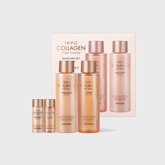 Triple Collagen Total Tension 2-Piece Set by Tony Moly - Available at allkpopmag. Price: $31.75.