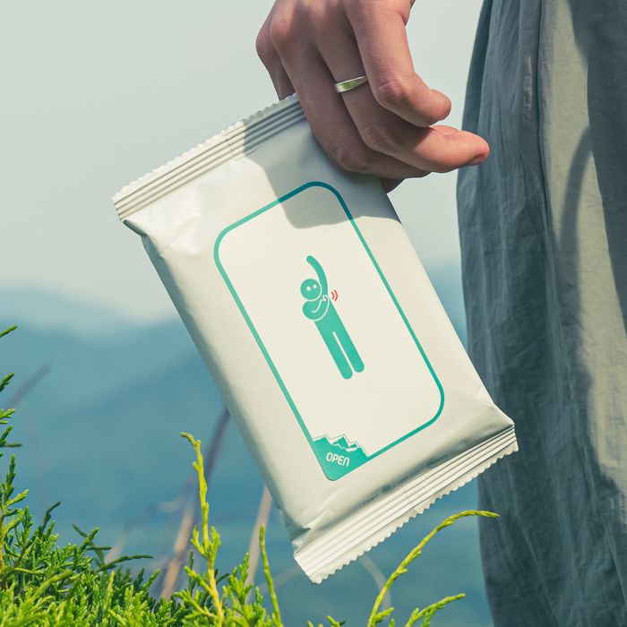 Outdoor Body Deodorant Powder Wipes (10 Pack) for Hiking, Camping by Hill Ground - Available at allkpopmag. Price: $5.88.
