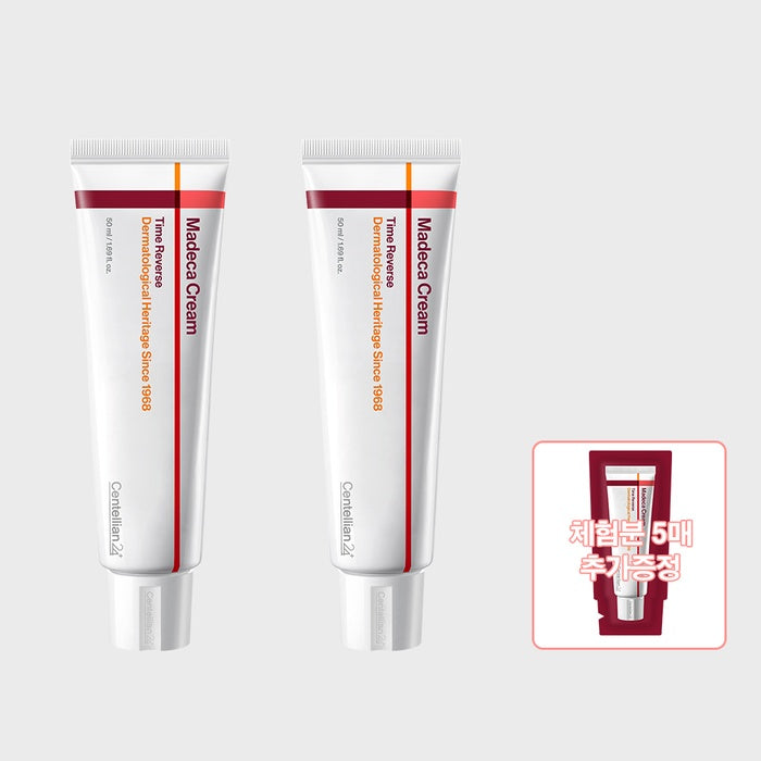 Madeca Cream Time Reverse 50ml x 2 + 1ml 5 Sheets by Centellian24 - Available at allkpopmag. Price: $50.44.