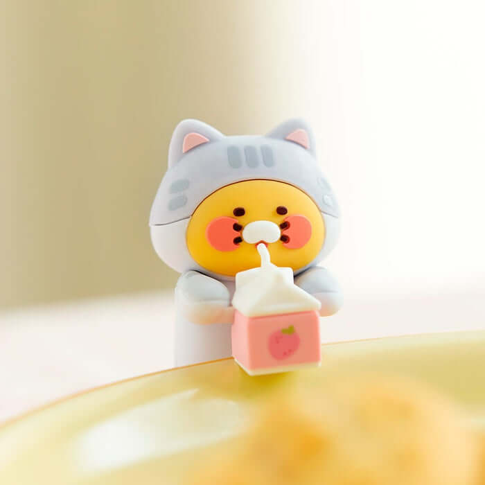 Mini Deco Figure Strawberry Milk Cat - Chunsik by Kakao Friends - Available at allkpopmag. Price: $17.64.