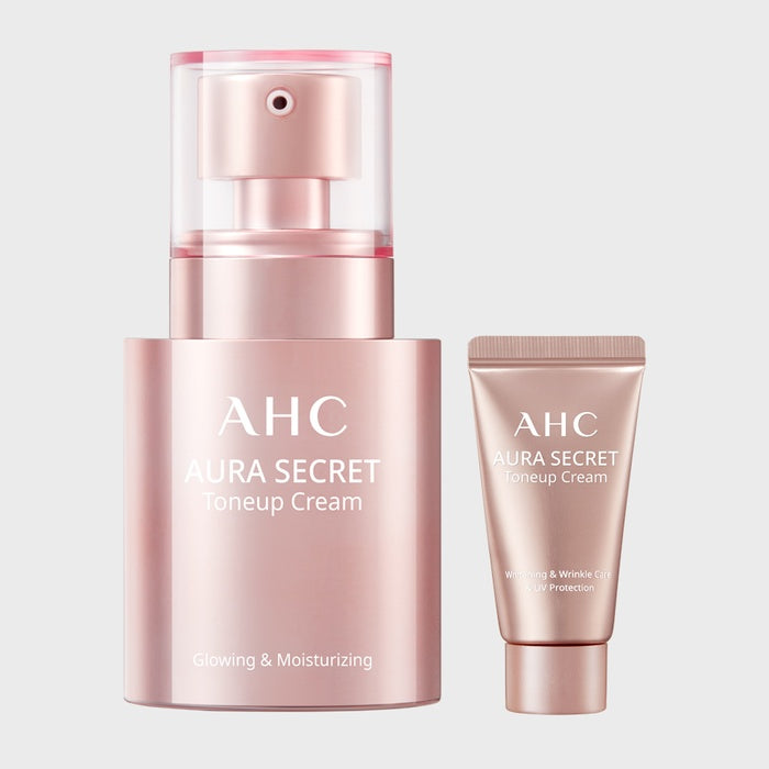 Aura Secret Tone-Up Cream 30g + (GIFT) Tone-Up Cream 10g by AHC - Available at allkpopmag. Price: $21.05.