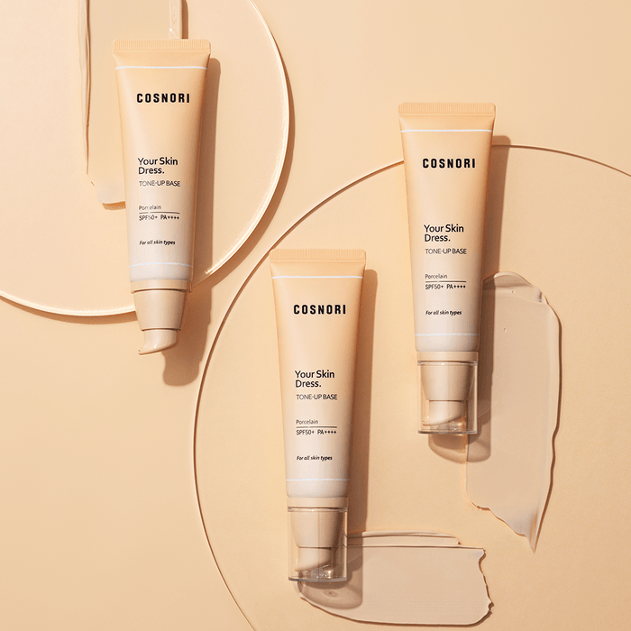 Your Skin Dress Tone-Up Base SPF50+ PA++++ by Cosnori - Available at allkpopmag. Price: $22.93.