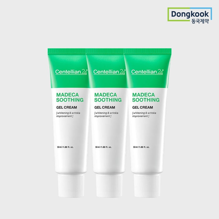 Centellian24 Madeca Soothing Gel Cream 50ml (3 Pack) - Madecassoside by Centellian24 - Available at allkpopmag. Price: $51.15.