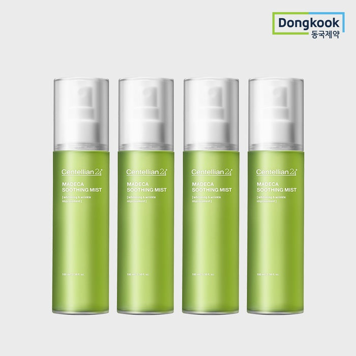Centellian24 Madeca Soothing Mist 100ml (4-pack) - TECA Hydration by Centellian24 - Available at allkpopmag. Price: $63.14.