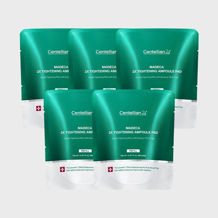 Centellian24 Madeca Double Tightening Ampoule Pad Refill 60 Sheets by Centellian24 - Available at allkpopmag. Price: $110.05.