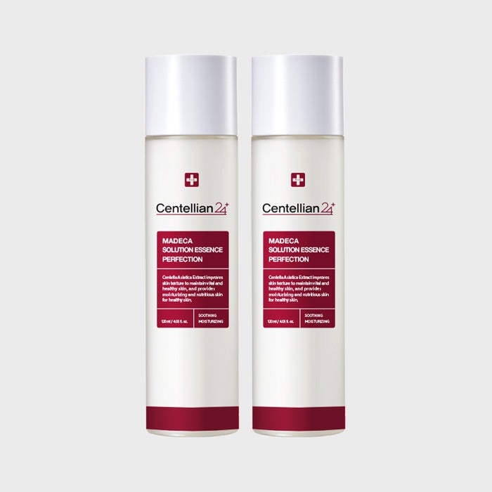 Centellian24 Madeca Solution Essence Perfection 120ml x2 - Hydrating & Soothing Skin Barrier with TECA by Centellian24 - Available at allkpopmag. Price: $41.50.
