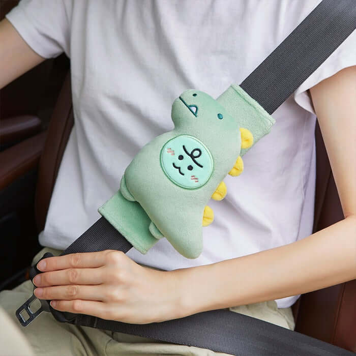 Dinosaur Jordi Seat Belt Cover by Kakao Friends - Available at allkpopmag. Price: $17.64.