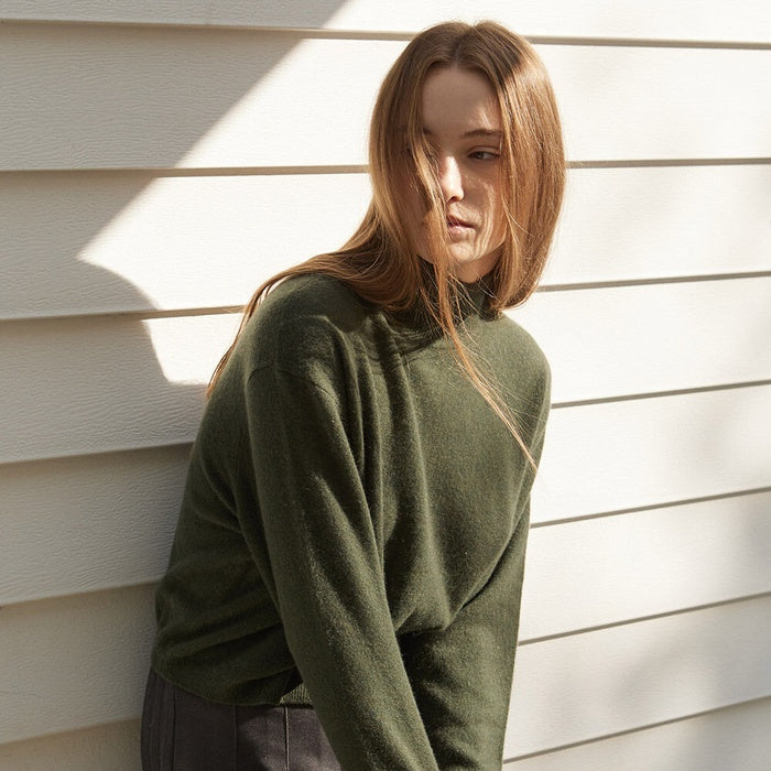 100% Cashmere Turtleneck Sweater by Shine On You - Available at allkpopmag. Price: $154.03.
