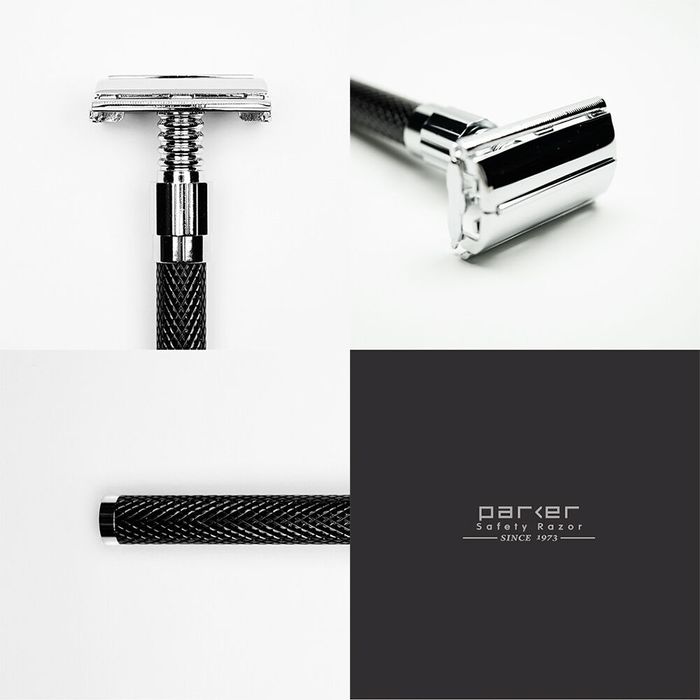 Parker Modern Black R Classic Razor 92R Shaving Razor by Barbero - Available at allkpopmag. Price: $90.89.