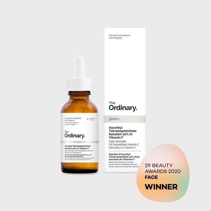 Vitamin C Ascorbyl Tetraisopalmitate Solution 20% with Vitamin F by The Ordinary - Available at allkpopmag. Price: $38.57.