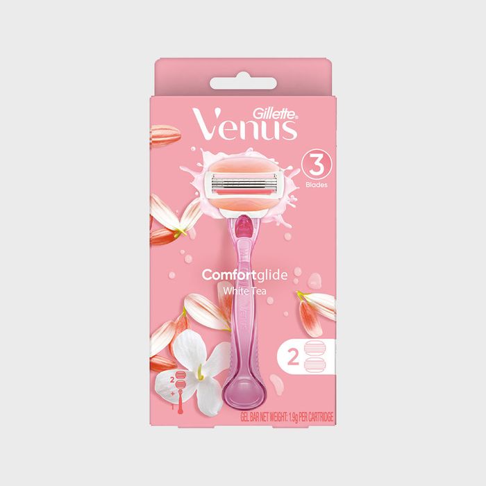 Gillette Venus ComfortGlide White Tea Razor 2UP by Gillette Razor - Available at allkpopmag. Price: $19.40.