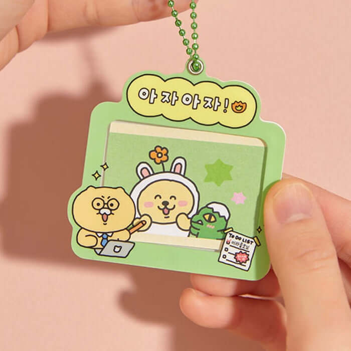 Today’s Life Photo Keyring - Aja Aja [Chunsik] by Kakao Friends - Available at allkpopmag. Price: $14.11.
