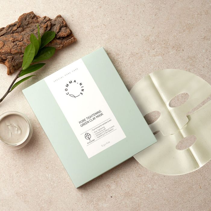 Top Clay Mask Pack for Pores & Contour Lifting - 1 Box (4 Sheets) by Comma Nine - Available at allkpopmag. Price: $29.28.