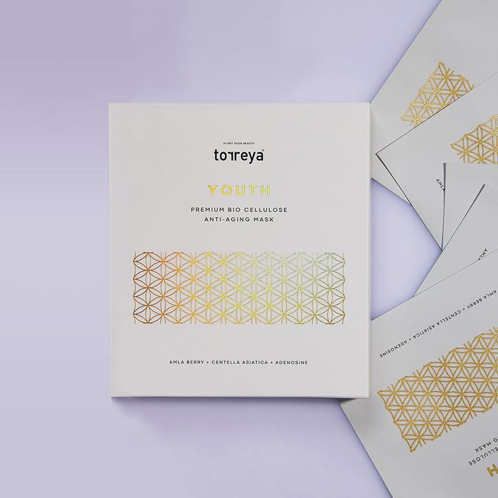[Whitening & Anti-Aging Dual Function | Intensive Elasticity Care] Anti-Aging Bio-Cellulose Mask by Toreya - Available at allkpopmag. Price: $8.82.