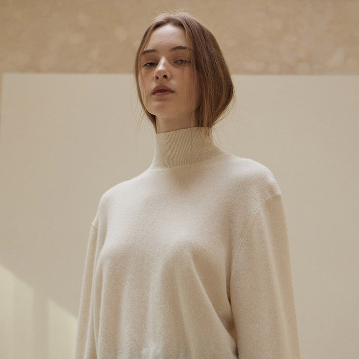 100% Cashmere Turtleneck Sweater by Shine On You - Available at allkpopmag. Price: $154.03.